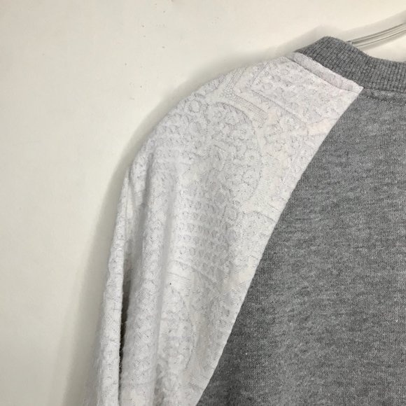 Roxy Sweatshirt with Jacquard Sleeves Sz L - Picture 4 of 10